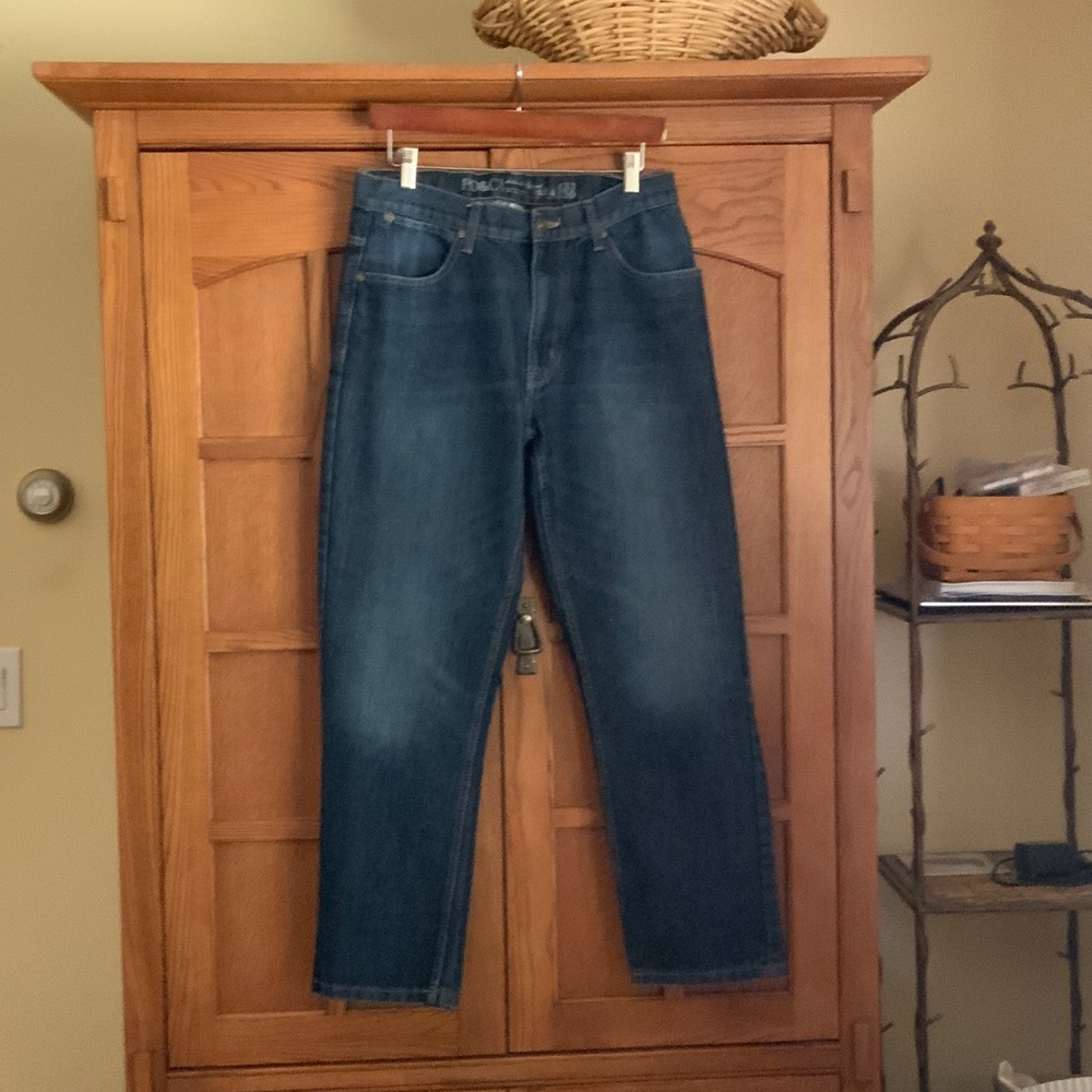 PD&C Dark Blue Straight Men's Jeans